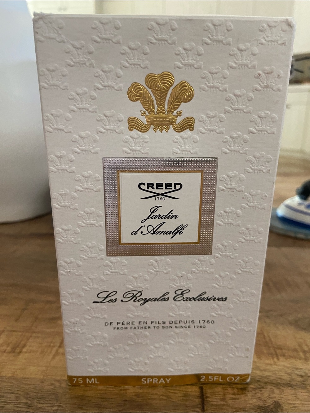 Creed Jardin d'Amalfi White and Gold Box